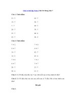 Tải Giải vở bài tập Toán lớp 3 bài 34: Bảng chia 7 - Giải vở bài tập Toán lớp 3 trang 43