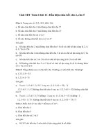 Tải Giải bài tập SBT Toán 6 bài 11: Dấu hiệu chia hết cho 2, cho 5 - Giải bài tập môn Toán Đại số lớp 6