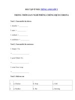 04 - Ôn tập tiếng Anh lớp 2 giữa học kì 2 có đáp án