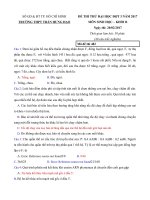 Tải Đề thi thử THPT Quốc gia năm 2017 môn Sinh học trường THPT Trần Hưng Đạo, thành phố Hồ Chí Minh (Lần 3) - Đề thi thử đại học môn Sinh có đáp án