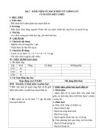 Tải Giáo án Công nghệ 12 bài 7: Khái niệm về mạch điện tử chỉnh lưu nguồn một chiều - Giáo án điện tử Công nghệ 12