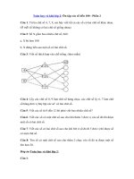 Tải Toán hay và khó lớp 2: Ôn tập các số đến 100 - Phần 2 - Bài toán hay và khó lớp 2