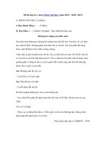 Tải Đề thi học kì 1 môn Tiếng Việt lớp 3 năm 2019 - 2020 - Đề 8 - Đề kiểm tra học kì 1 lớp 3 môn Tiếng Việt có đáp án