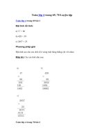 Tải Toán lớp 4 trang 69, 70 Luyện tập - Giải Toán lớp 4