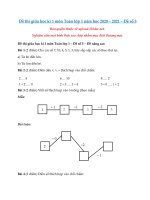 Tải Đề thi giữa học kì 1 môn Toán lớp 1 năm học 2020 - 2021 - Đề số 5 - Đề kiểm tra giữa học kì 1 lớp 1