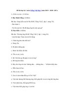 Tải Đề thi học kì 1 môn Tiếng Việt lớp 2 năm 2019 - 2020 - Đề 6 - Đề kiểm tra học kì 1 lớp 2 môn Tiếng Việt có đáp án