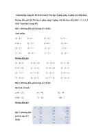 Tải Giải bài tập trang 83, 84 SGK Toán 2: Ôn tập về phép cộng và phép trừ (tiếp theo) - Giải bài tập Toán lớp 2