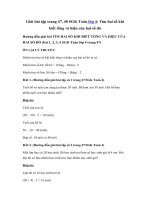 Tải Toán lớp 4 trang 47, 48: Tìm hai số khi biết tổng và hiệu của hai số đó - Luyện tập - Giải bài tập Toán lớp 4