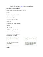 Tải Giải Vở bài tập Địa lý 5 bài 12: Công nghiệp - Giải sách bài tập Địa Lý lớp 5 tập 1