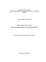 Ứng dụng xử lý ảnh đếm các đối tượng có ảnh chạm nhau 