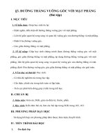 Tải Giáo án Toán bài Đường thẳng vuông góc với mặt phẳng (bài tập) - Giáo án điện tử môn Toán lớp 11