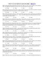 Tải Bài tập Vật lý: Mắt và các dụng cụ quang học - Tài liệu ôn thi THPT Quốc gia môn Vật lý có đáp án