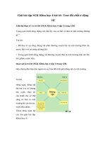 Tải Giải bài tập SGK Khoa học 4 bài 64: Trao đổi chất ở động vật - Giải bài tập môn Khoa học lớp 4 tập 2