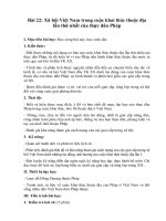 Tải Giáo án Lịch sử 11 bài 22: Xã hội Việt Nam trong cuộc khai thác lần thứ nhất của thực dân Pháp - Giáo án điện tử Lịch sử 11