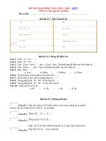 Tải Đề thi Violympic Toán lớp 2 vòng 2 năm 2019 - 2020 - Đề thi giải Toán trên mạng lớp 2 có đáp án