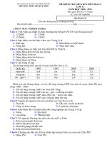 Tải Đề thi giữa học kì 1 lớp 11 môn Địa lý Trường THPT Lê Quý Đôn, Bình Phước năm 2020 - 2021 - Đề kiểm tra giữa học kì 1 lớp 11 môn Địa