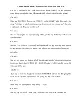 Tải Câu hỏi ứng xử hội thi Cô giáo tài năng duyên dáng năm 2020 - Cuộc thi Cô giáo tài năng duyên dáng