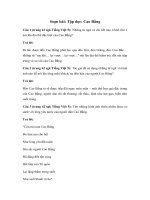 Tải Soạn bài Tập đọc lớp 5: Cao Bằng - Giải bài tập SGK Tiếng Việt 5 tập 2