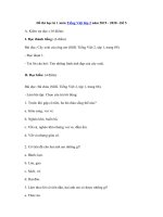 Tải Đề thi học kì 1 môn Tiếng Việt lớp 2 năm 2019 - 2020 - Đề 5 - Đề kiểm tra học kì 1 lớp 2 môn Tiếng Việt có đáp án