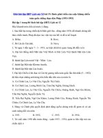 Tải Giải bài tập SBT Lịch sử 12 bài 19: Bước phát triển của cuộc kháng chiến toàn quốc chống thực dân Pháp (1951-1953) - Hướng dẫn trả lời câu hỏi sách bài tập Lịch sử 12