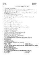 Tải Giáo án Tin học 9: Bài kiểm tra 1 tiết (số 3) - Giáo án điện tử Tin học lớp 9