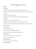 Tải Giáo án Toán bài Phép biến hình - Phép tịnh tiến - Giáo án điện tử môn Toán lớp 11