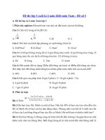 Tải Đề thi lớp 5 cuối kì 2 năm 2020 môn Toán - Đề số 5 - Đề thi toán lớp 5 học kì 2 dành cho học sinh khá, giỏi