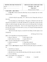 Tải Đề thi khảo sát chất lượng đầu năm môn Tiếng Việt lớp 5 trường Tiểu học Thanh Tân, Thừa Thiên Huế năm học 2014 - 2015 - Đề kiểm tra đầu năm lớp 5 môn Tiếng Việt có đáp án