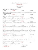 Tải Đề thi Violympic Toán lớp 4 vòng 8 năm 2017 - 2018 - Đề thi giải toán qua mạng lớp 4 có đáp án
