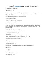 Tải Tin học 10 bài 4: Bài toán và thuật toán - Lý thuyết và bài tập trắc nghiệm môn Tin học lớp 10