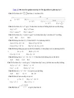 Tải 100 câu trắc nghiệm toán lớp 12: Ôn tập kiểm tra giữa học kỳ I - Trắc nghiệm môn Toán lớp 12