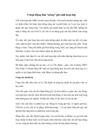 Tải 5 hoạt động làm nóng giờ sinh hoạt lớp - Tổ chức sinh hoạt lớp