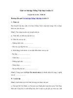 Tải Giải vở bài tập Tiếng Việt lớp 4 tuần 11 - Luyện từ và câu - Tính từ - Giải sách bài tập Tiếng Việt 4 tập 1