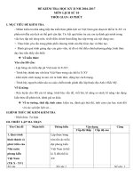 Tải Đề thi học kì 2 môn Lịch sử lớp 10 trường THPT Trần Hưng Đạo, TP Hồ Chí Minh năm học 2016 - 2017 - Đề kiểm tra học kỳ II môn Sử lớp 10 có đáp án