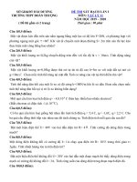 Tải Đề KSCL đầu năm môn Vật lí 11 năm học 2019-2020 trường THPT Đoàn Thượng, Hải Dương - Đề kiểm tra đầu năm môn Vật lí 11 có đáp án