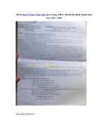 Tải Đề thi học kì 2 lớp 9 môn Ngữ văn Trường THCS Thanh Đa, Bình Thạnh năm học 2019 - 2020 - Đề kiểm tra HK 2 lớp 9 môn Văn