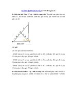 Tải Giải bài tập SGK Toán lớp 7 bài 6: Tam giác cân - Giải bài tập SGK Toán lớp 7 bài 6