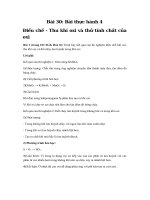 Tải Giải bài tập trang 103 SGK Hóa học lớp 8: Bài thực hành 4 - Giải bài tập Hóa học lớp 8 bài 30 SGK