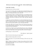 Tải Đề thi học kì 2 môn Ngữ văn lớp 12 năm 2017 - 2018 Sở GD&ĐT Quảng Trị - Đề thi học kì 2 môn Ngữ văn lớp 12