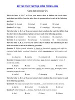 Tải Đề thi thử tiếng Anh THPT Quốc Gia 2020 số 12 - Đề thi THPT Quốc Gia 2020 môn Anh có đáp án