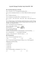 Tải Luyện thi Violympic Toán lớp 6 vòng 16 năm 2015 - 2016 - Luyện thi giải Toán qua mạng lớp 6 có đáp án