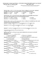 Tải Đề thi thử THPT Quốc gia năm 2017 môn Tiếng Anh trường THPT Lý Thường Kiệt, Yên Bái CÓ ĐÁP ÁN (2) - Tài liệu ôn thi THPT Quốc gia môn Tiếng Anh năm 2017