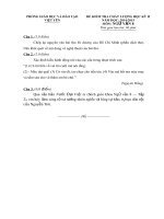 Tải Đề kiểm tra học kì 2 môn Ngữ văn lớp 8 năm học 2014-2015 huyện Việt Yên, Bắc Giang - Đề thi học kì 2 môn Văn lớp 8 có đáp án