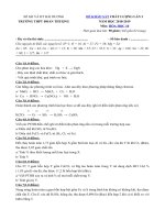 Tải Đề khảo sát chất lượng đầu năm môn Hóa học 10 năm 2019-2020 trường THPT Đoàn Thượng, Hải Dương - Đề kiểm tra đầu năm môn Hóa học 10 có đáp án