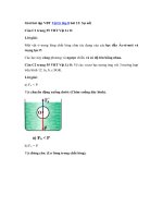 Tải Giải bài tập VBT Vật lý lớp 8 bài 12: Sự nổi - Giải VBT Vật Lí 8 Bài 12