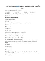 Tải Trắc nghiệm Địa lí 7 bài 27 - Thiên nhiên châu Phi (tiếp theo)
