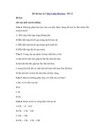 Tải Đề thi học kì 2 lớp 9 môn Hóa học - Đề 12 - Đề kiểm tra trắc nghiệm hk 2 môn Hóa lớp 9 có đáp án