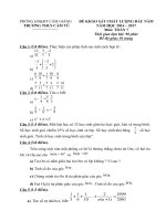 Tải Đề thi khảo sát chất lượng đầu năm môn Toán lớp 7 trường THCS Cẩm Vũ, Hải Dương năm học 2016 - 2017 - Đề kiểm tra đầu năm môn Toán 7 có đáp án