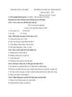 Tải Đề thi học kì 1 môn Giáo dục công dân lớp 9 trường THCS Văn Khê, Hà Nội năm học 2016 - 2017 - Đề kiểm tra học kì I lớp 9 môn GDCD có đáp án