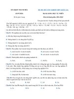 Tải Đề thi thử THPT Quốc gia năm 2020 môn Hóa học Sở GD&ĐT Thanh Hóa - Đề thi thử THPT Quốc gia môn Hóa có đáp án